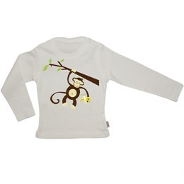 Oekologisk_Fairtrade_T shirt_med_abeprint_ 1