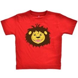 Oekologisk_T_shirt_med_loeveprint_1